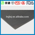 Green Fine Ribbed Rubber Sheet In Roll